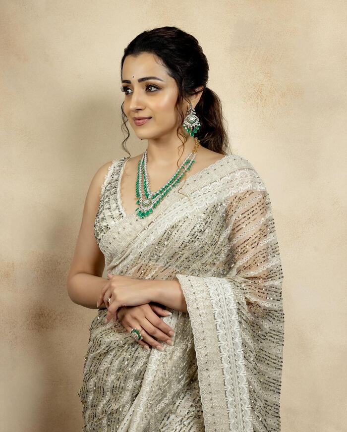 క్యూట్ అందాలతో మైమరిపిస్తున్న త్రిష కృష్ణన్.