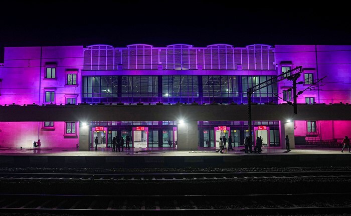 In Pics: Ayodhya Railway Station Illuminated With Colourful Lights