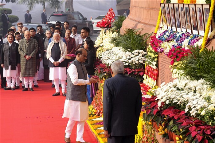 In Pics: PM Modi Pays Tribute to 2001 Parliament Attack Victims, Interacts with Families