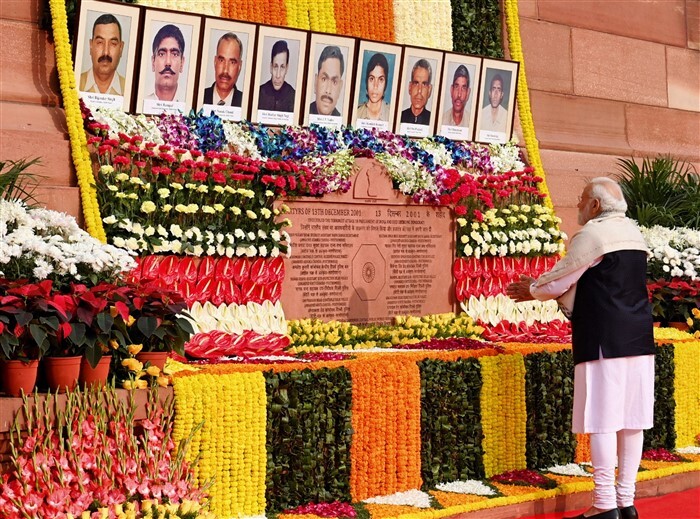 In Pics: PM Modi Pays Tribute to 2001 Parliament Attack Victims, Interacts with Families