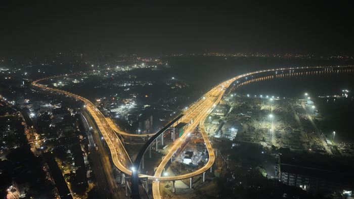 Atal Bihari Vajpayee Sewri-Nhava Sheva Atal Setu Ahead of Inauguration