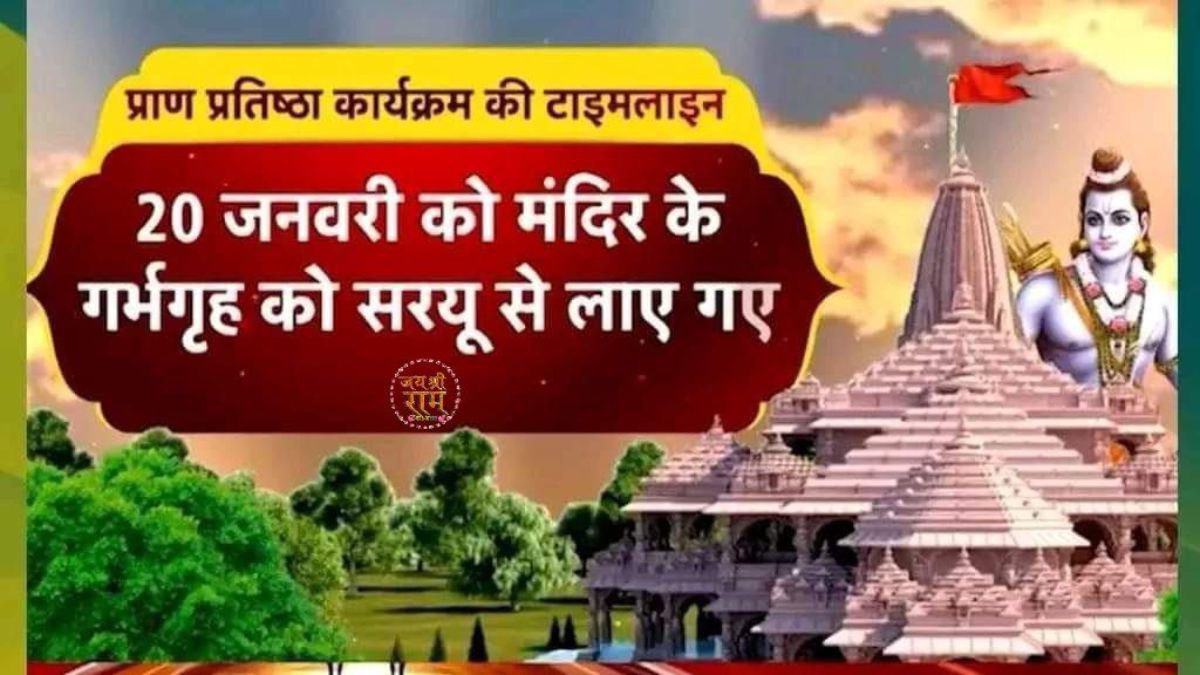  Ayodhya Ram Mandir: 'सज गई अयोध्या... आ गया निमंत्रण', पढ़ें रामलला  के प्राण प्रतिष्ठा का पूरा शेड्यूल