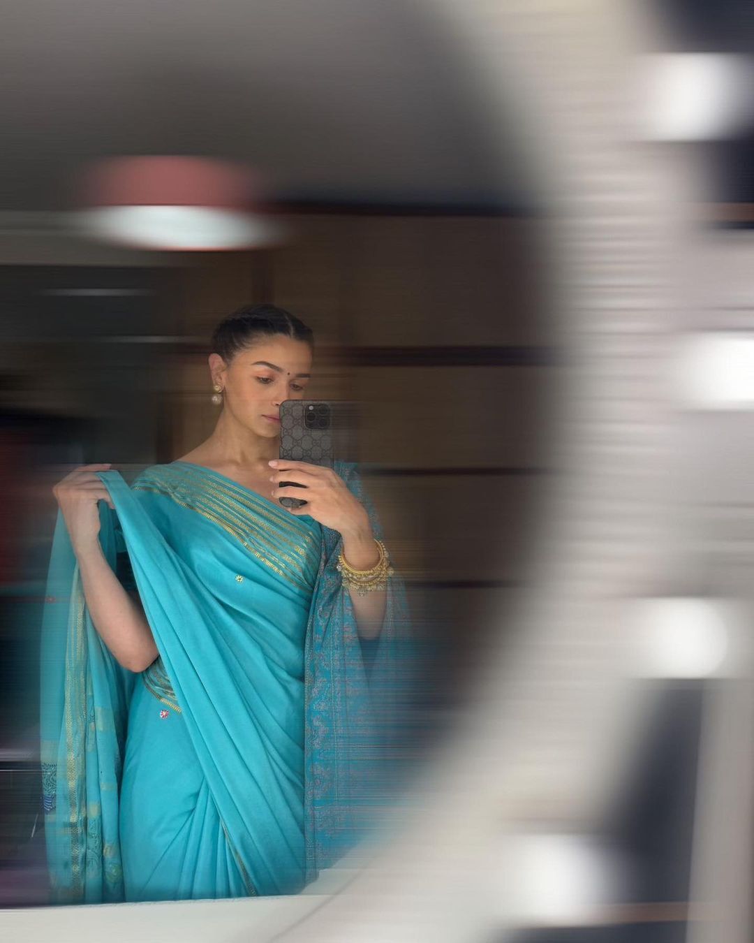 In Pics: A Glimpse Of Alia Bhatt’s Ramayan-Inspired Silk Saree