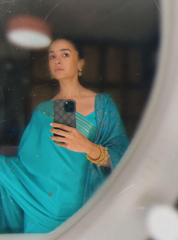 In Pics: A Glimpse Of Alia Bhatt’s Ramayan-Inspired Silk Saree