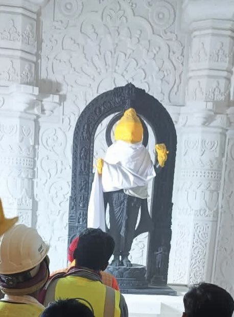 In Pics: First Clear Pictures Of Ram Lalla Idol Inside Ram Mandir Unveiled