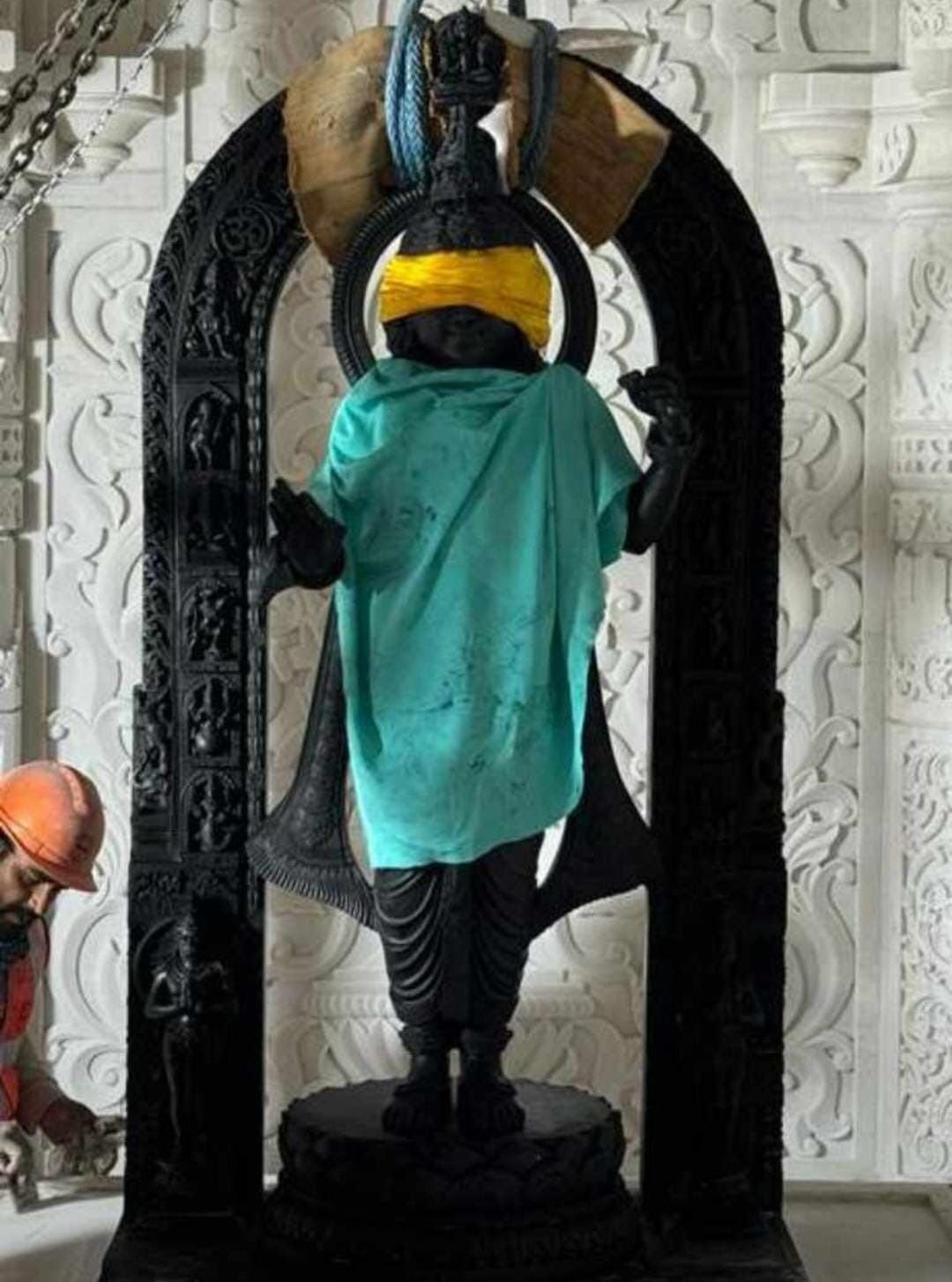 In Pics: First Clear Pictures Of Ram Lalla Idol Inside Ram Mandir Unveiled