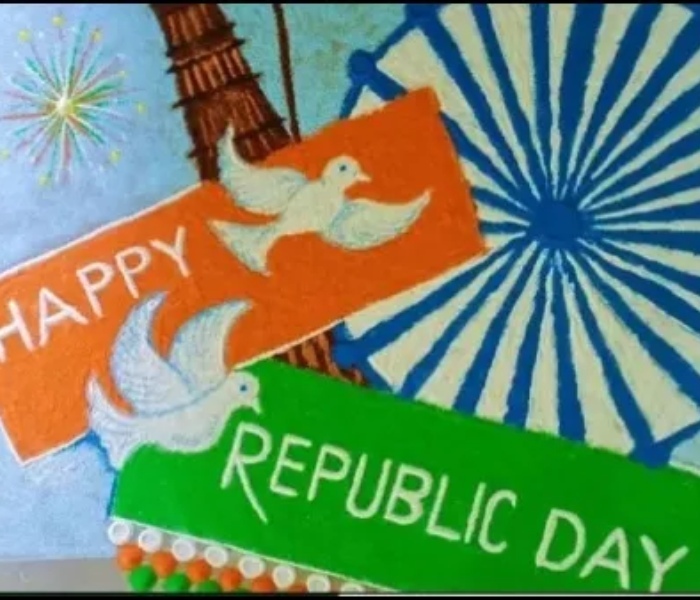 Republic Day Rangoli: ಗಣರಾಜ್ಯೋತ್ಸವಕ್ಕೆ ಮನೆ ಅಂಗಳದ ಅಂದ ಹೆಚ್ಚಿಸುವ ರಂಗು ರಂಗಿನ ರಂಗೋಲಿ