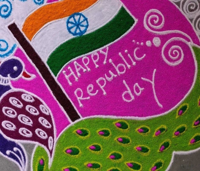 Republic Day Rangoli: ಗಣರಾಜ್ಯೋತ್ಸವಕ್ಕೆ ಮನೆ ಅಂಗಳದ ಅಂದ ಹೆಚ್ಚಿಸುವ ರಂಗು ರಂಗಿನ ರಂಗೋಲಿ