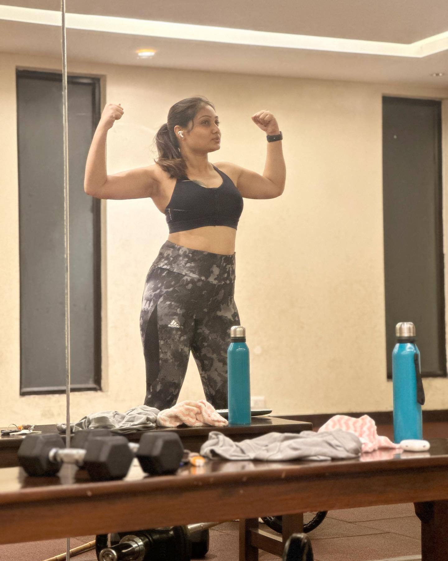 Priyanka Nalkari gym workout
