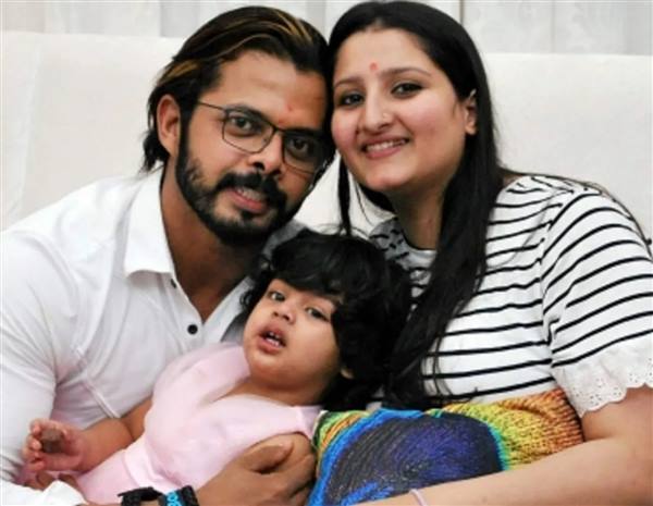 sreesanth family  photos