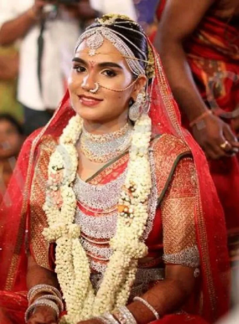 Brahmani's diamond and gold jewelry necklace valued at Rs 25 crore