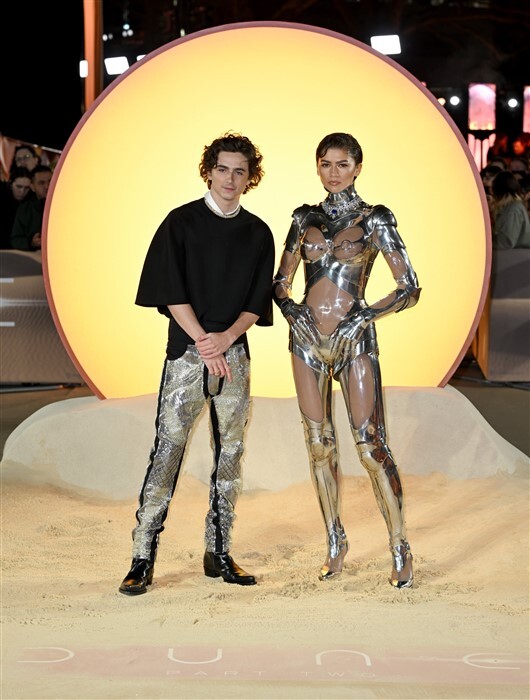 PICS: Zendaya Electrifies Red Carpet In Futuristic Robot Suit At Dune 2