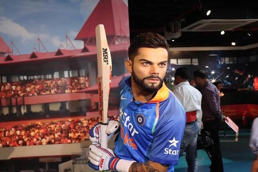 Virat Kohli, has his wax statue at Madame Tussauds Delhi.