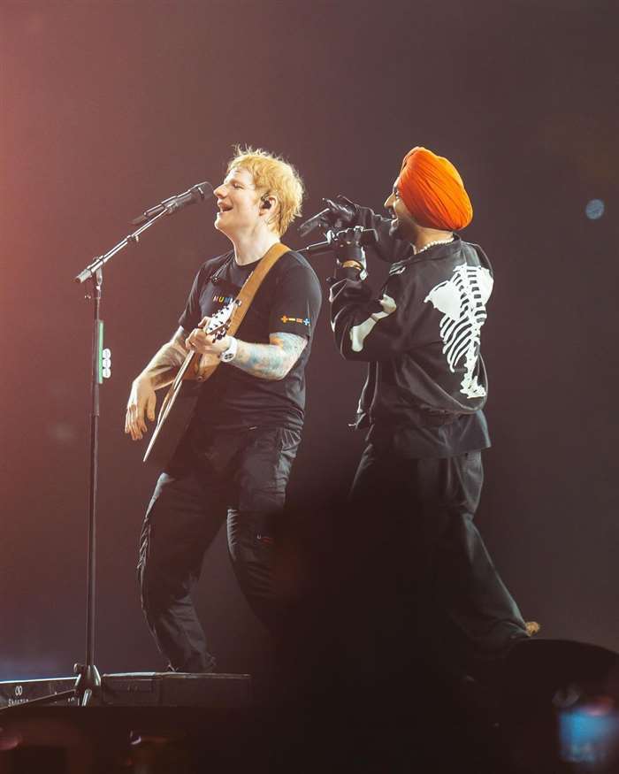 In addition to delivering his own chart-topping hits, Ed Sheeran also showcased his versatility by p