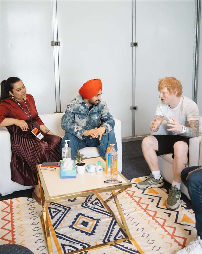 Accompanying the photos, Diljit captioned them with heartfelt words, expressing, 