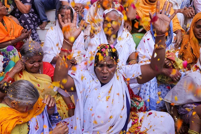 March 23, 2024, widows residing in Vrindavan’s ashrams will enthusiastically partake in holi