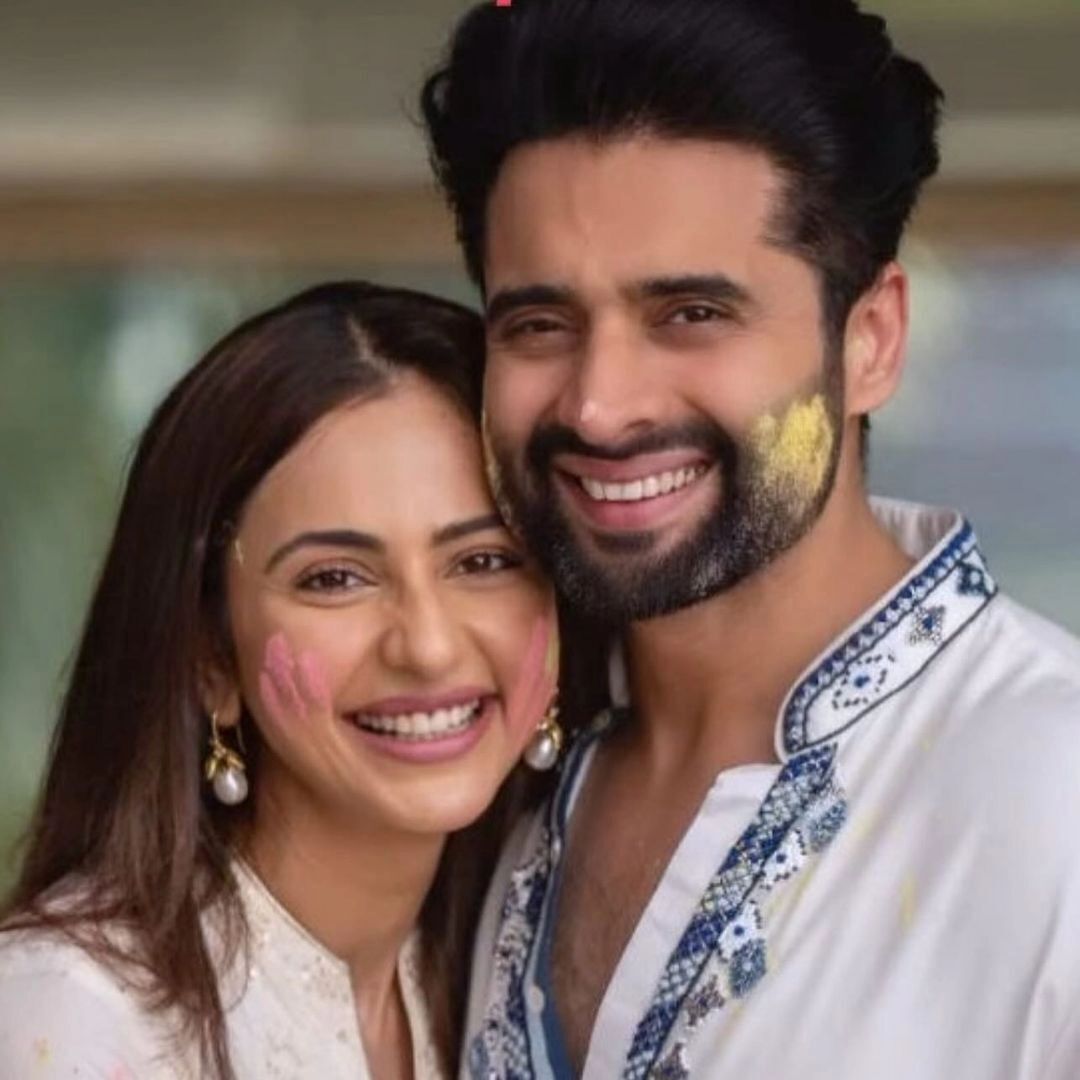 Rakul Preet Singh and Jackky Bhagnani's first holi too after their marriage