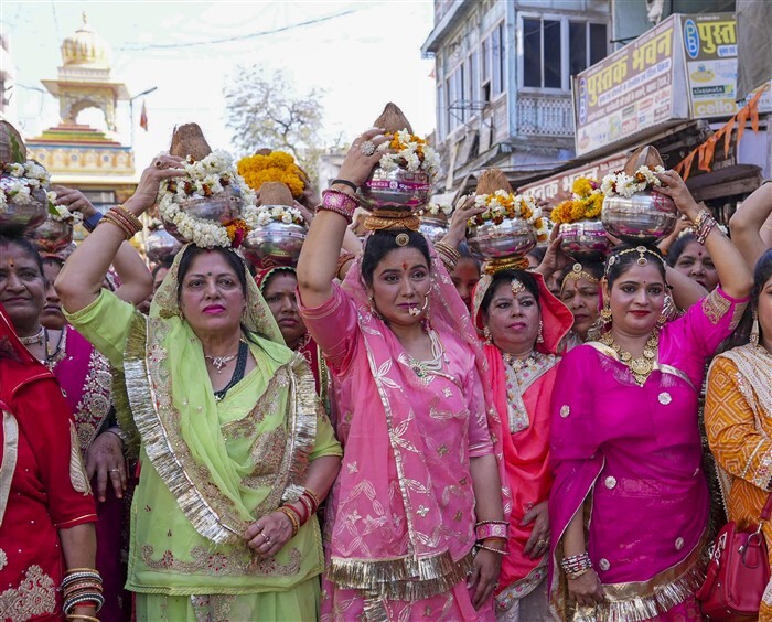 Holi festival celebration in many parts of India