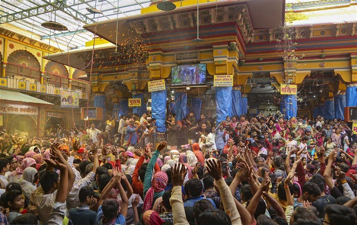 Holi festival celebration in many parts of India