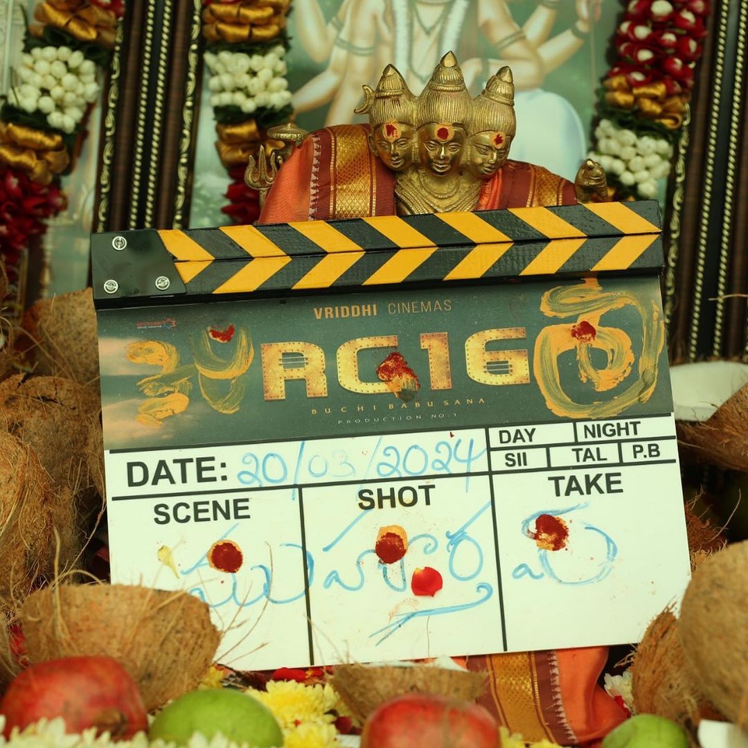 pooja ceremony of the upcoming film RC16