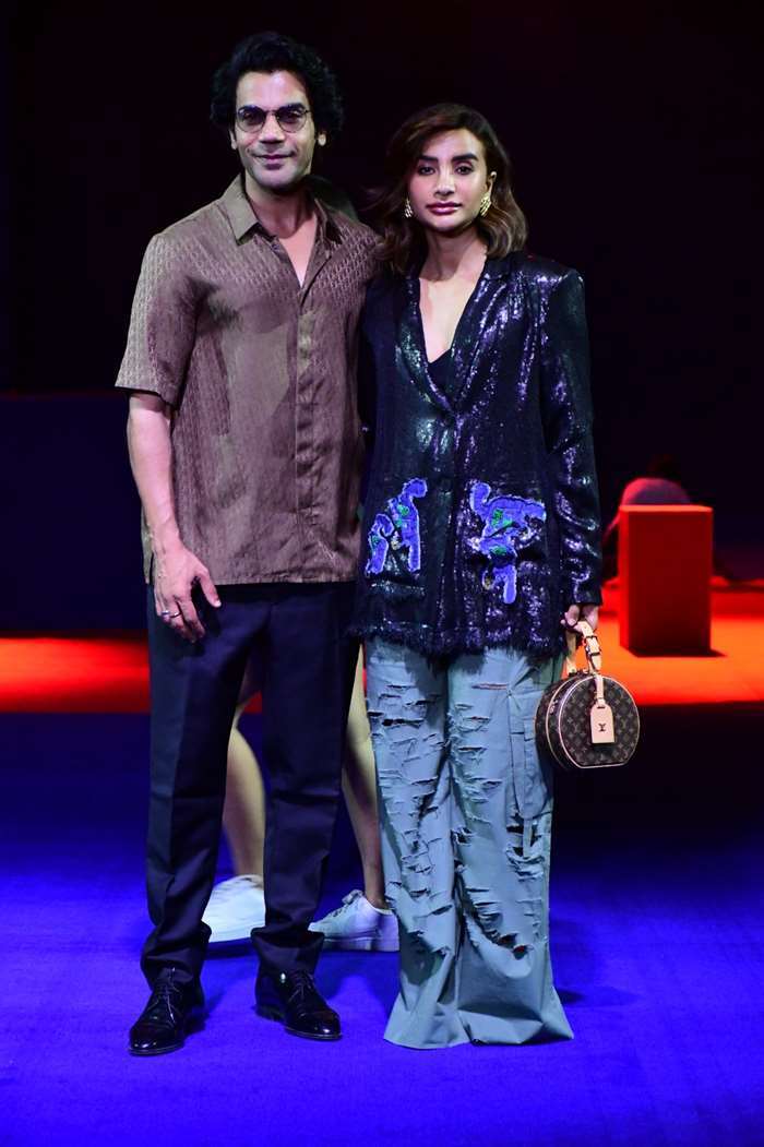 Actor Rajkummar Rao was spotted at the Lakme Fashion Week accompanied by his wife, Patralekha.
