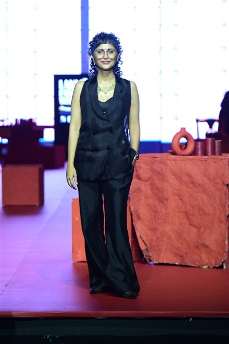 Kiran Rao also walked the ramp at Lakme Fashion Week 2024