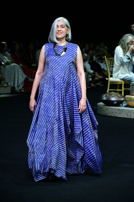 Ratna Pathak Shah at Lakme Fashion Week 2024