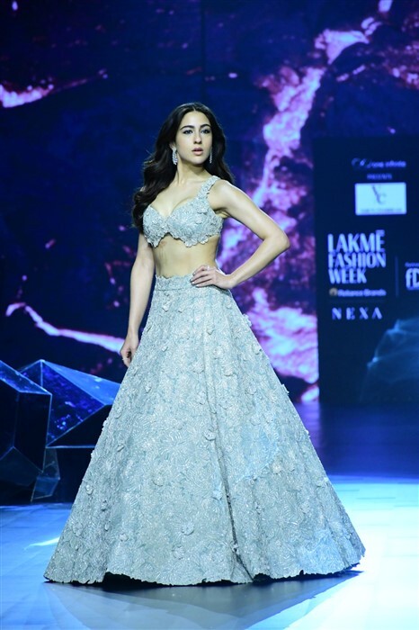 Sara Ali Khan  at the Lakme Fashion Week.