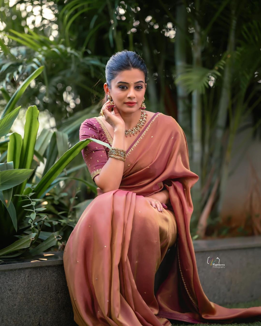 Priyamani Gorgeous Saree Look