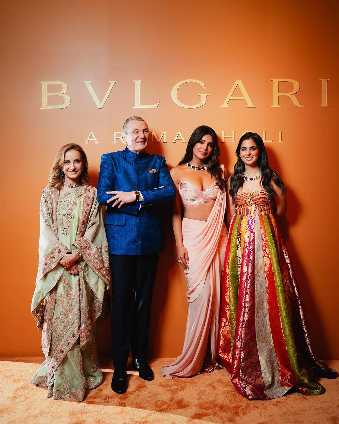 Isha Ambani and several other prominent people at Bvlgari event