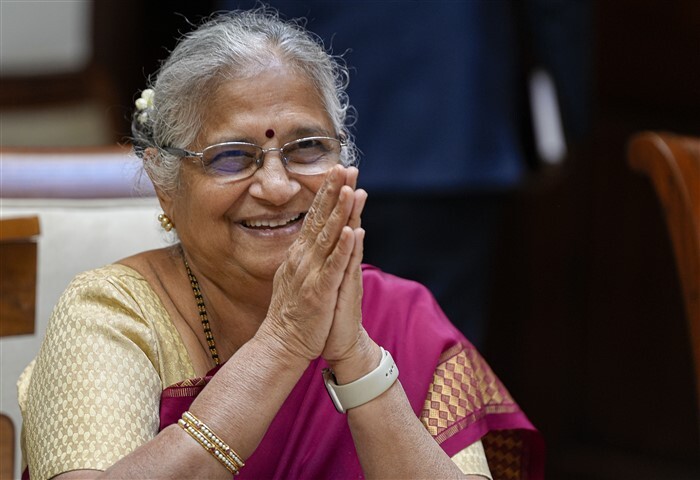 Sudha Murty's oath-taking ceremony as a Rajya Sabha MP symbolizes a new era of leadership