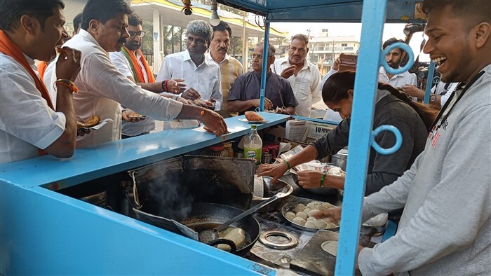 Udupi Chikkamagaluru BJP Candidate Kota Srinivas Poojary At Chikkamagaluru