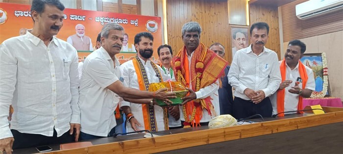 Udupi Chikkamagaluru BJP Candidate Kota Srinivas Poojary At Chikkamagaluru
