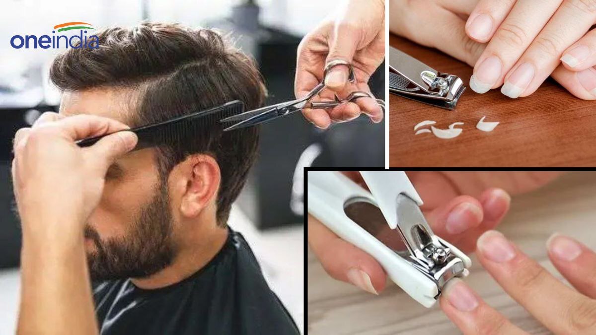 when to cut nails and hair