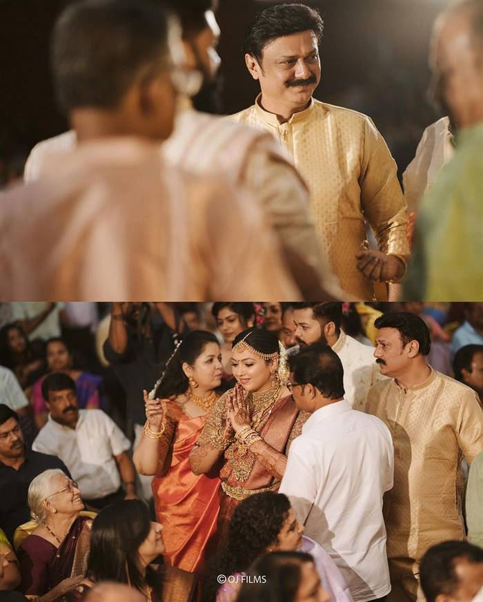actor baiju daughter wedding photos