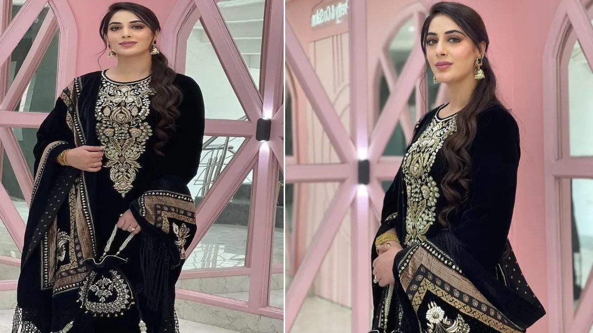 IAS Atharni wife Dr Mehreen shared pictures in a cashmere suit