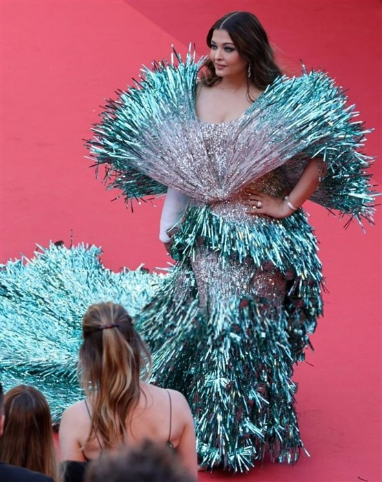 Aishwarya Rai's Second Cannes 2024 Look: A Breathtaking Blue and Silver Gown