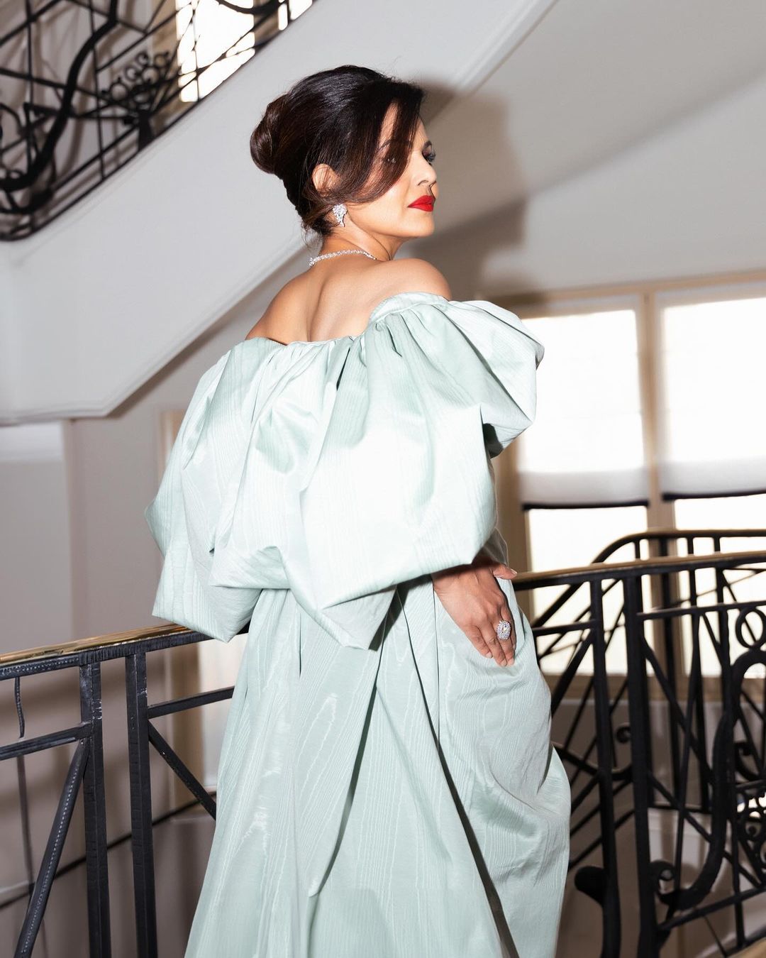 Namita Thapar's Mint Green Gown Makes Waves at Cannes