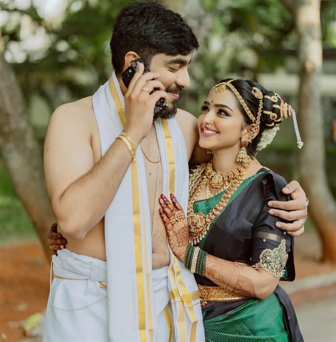 Kannada Serial actress Kaustubha Mani Marriage photos