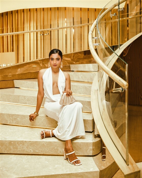 Actress Chaitra J Achar's bold photos in white dress went viral