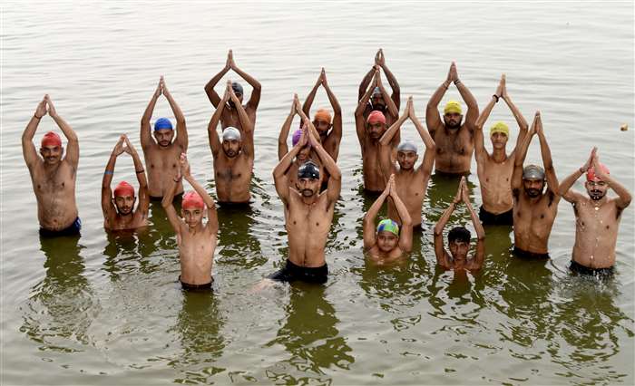 10th International Day of Yoga, in Patna.