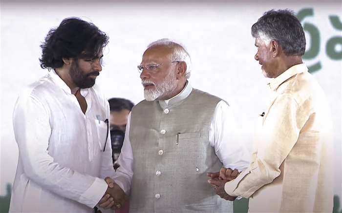 Prime Minister Narendra Modi with Andhra Pradesh