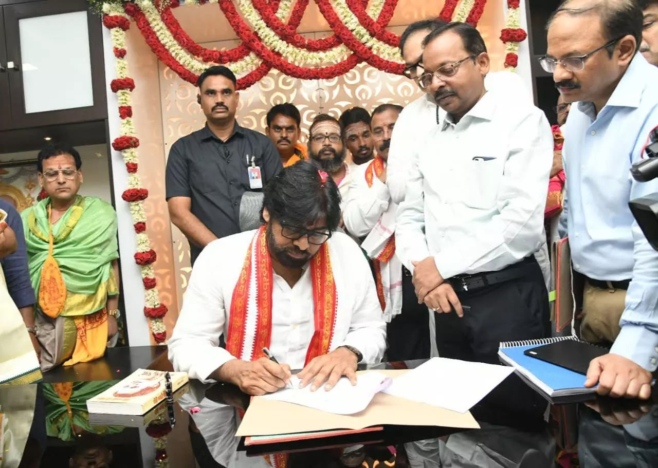 Pawan Kalyan officially assumed the role of Deputy Chief Minister.