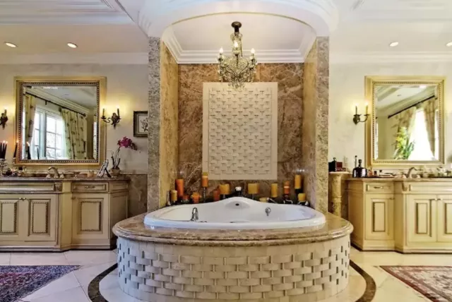 luxurious amenities.