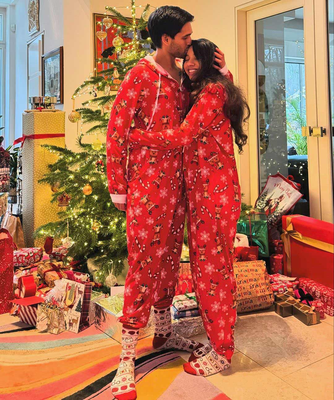 The couple’s social media is filled with mushy pictures.