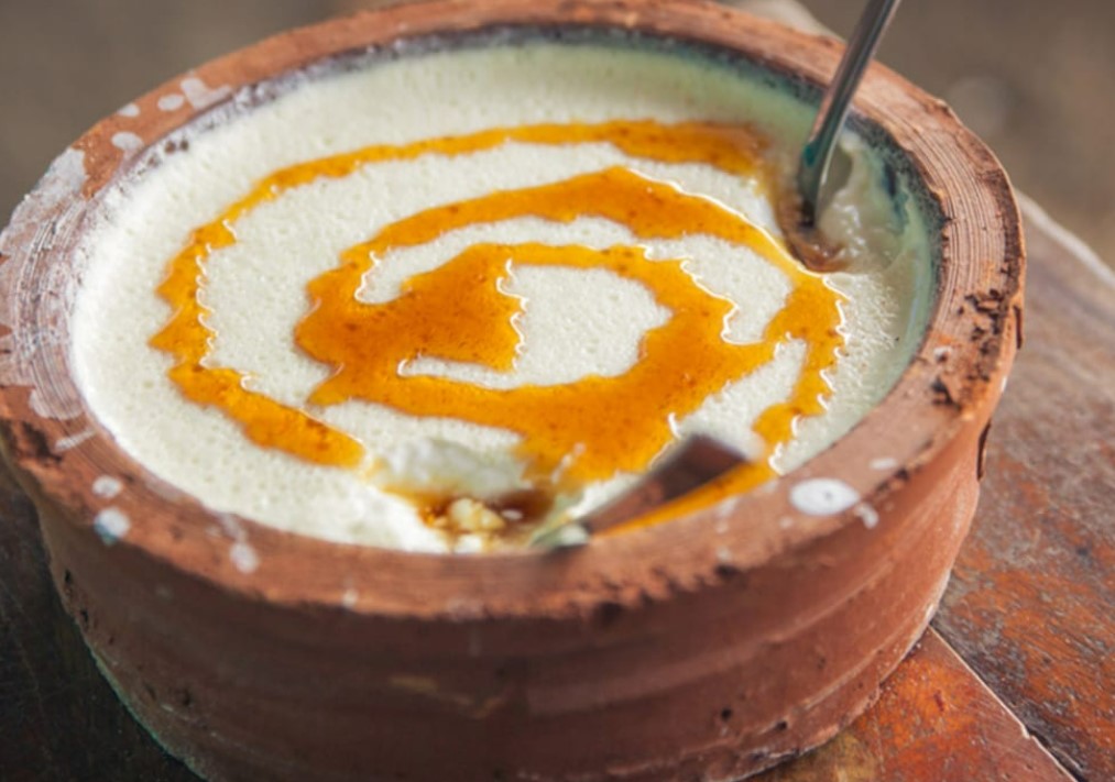 curd with honey
