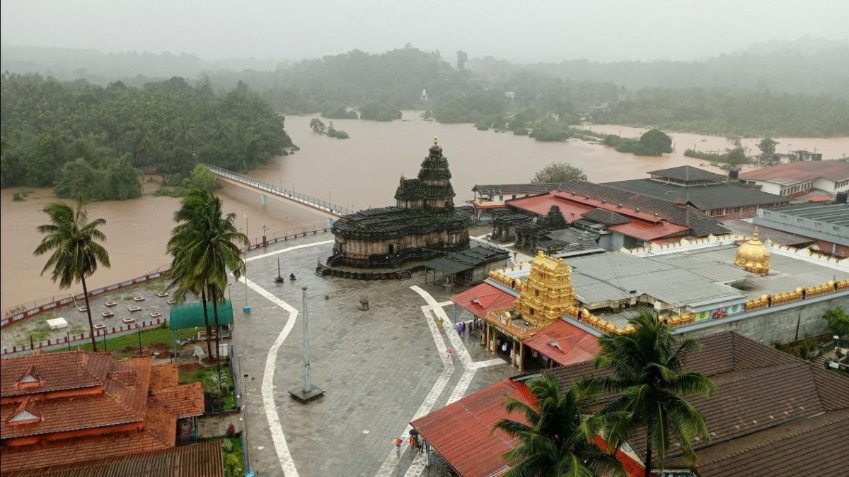 Heavy Rain Tunga River Flood In Chikkamagaluru Shivamogga