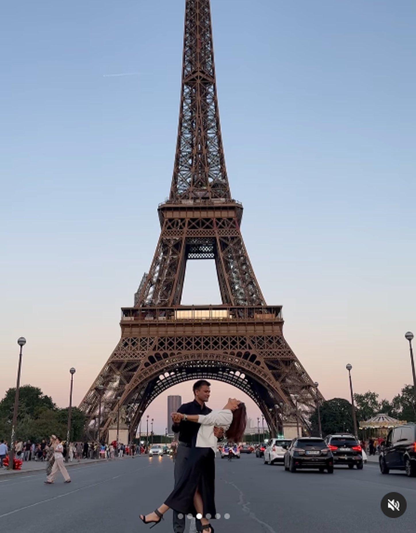 IPS Navjot Simi  Eiffel Tower Paris France