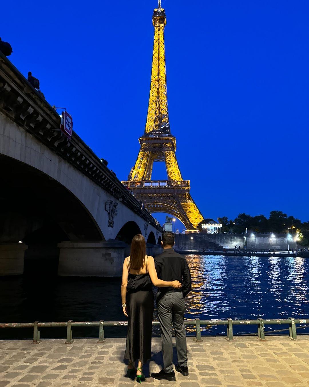 IPS Navjot Simi  Eiffel Tower Paris France