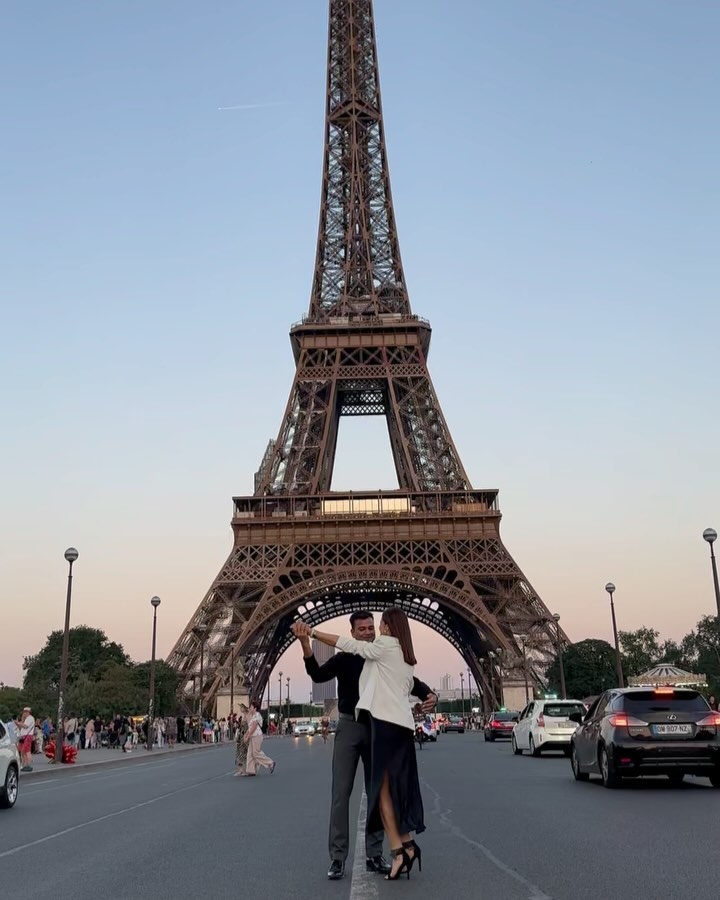 IPS Navjot Simi  Eiffel Tower Paris France